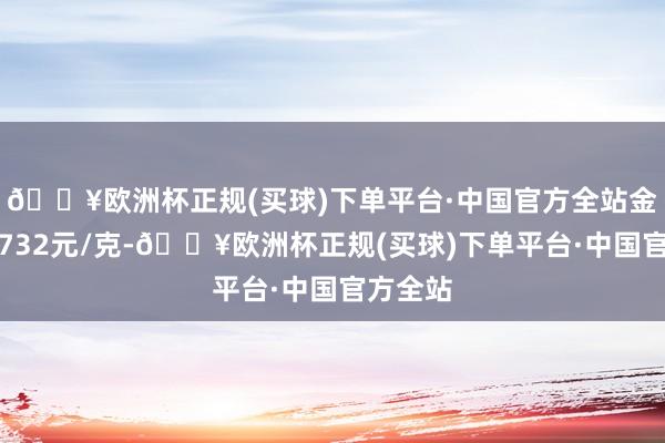 🔥欧洲杯正规(买球)下单平台·中国官方全站金条价钱732元/克-🔥欧洲杯正规(买球)下单平台·中国官方全站