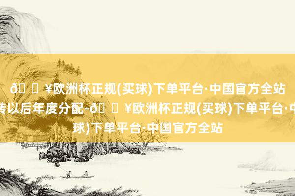 🔥欧洲杯正规(买球)下单平台·中国官方全站剩余利润结转以后年度分配-🔥欧洲杯正规(买球)下单平台·中国官方全站